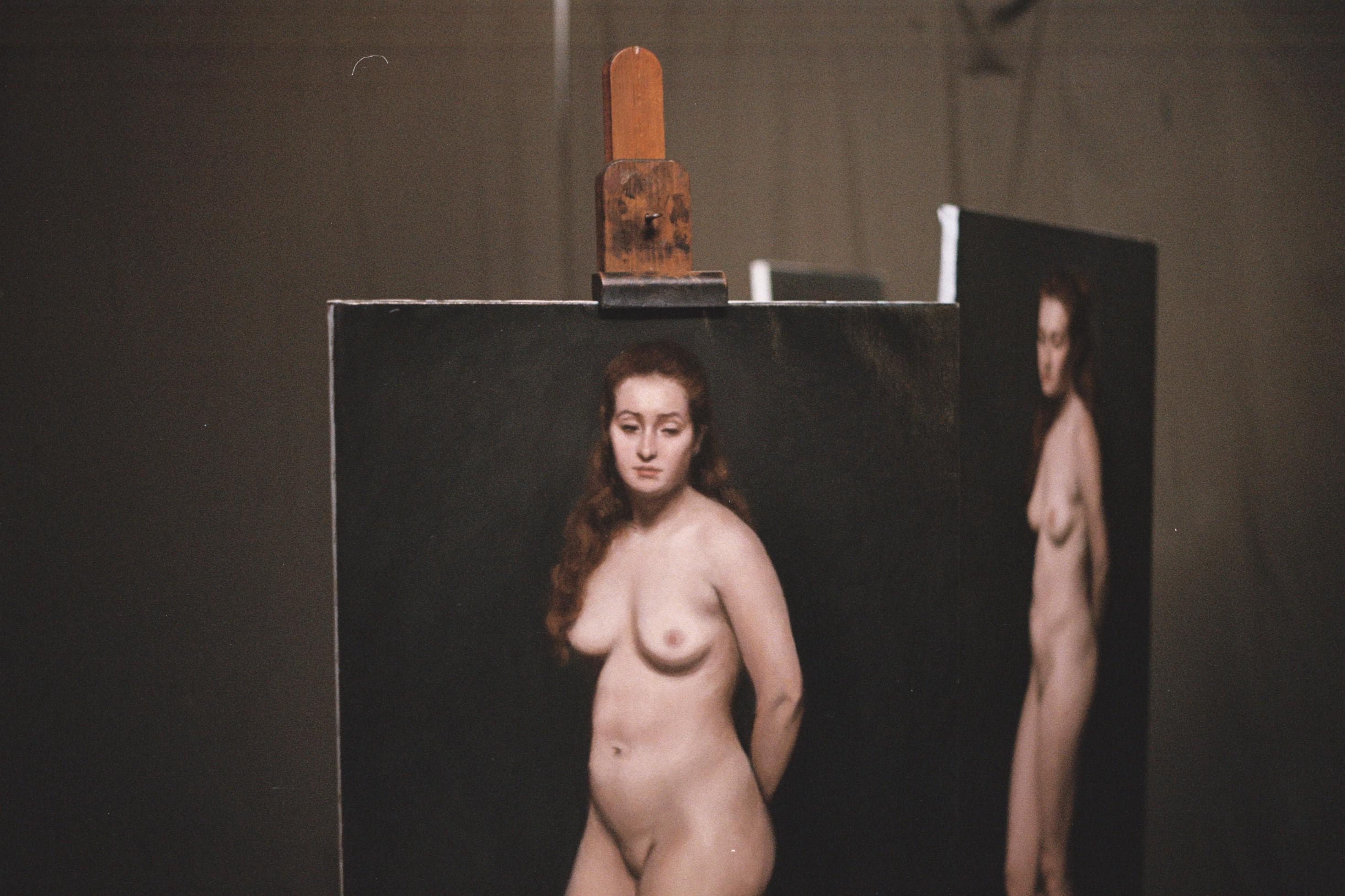 Portrait painting by Rowan Fullerton